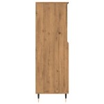 vidaXL Dulap înalt, stejar artizanal, 60x36x110 cm, lemn prelucrat