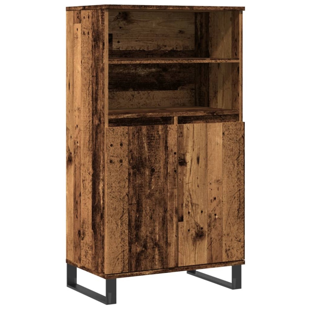 vidaXL Dulap înalt, lemn vechi, 60x36x110 cm, lemn prelucrat