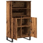 vidaXL Dulap înalt, lemn vechi, 60x36x110 cm, lemn prelucrat
