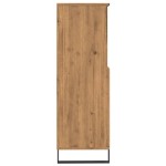 vidaXL Dulap înalt, stejar artizanal, 60x36x110 cm, lemn prelucrat