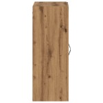 vidaXL Dulap pe perete stejar artizanal, 69,5x34x90 cm, lemn prelucrat