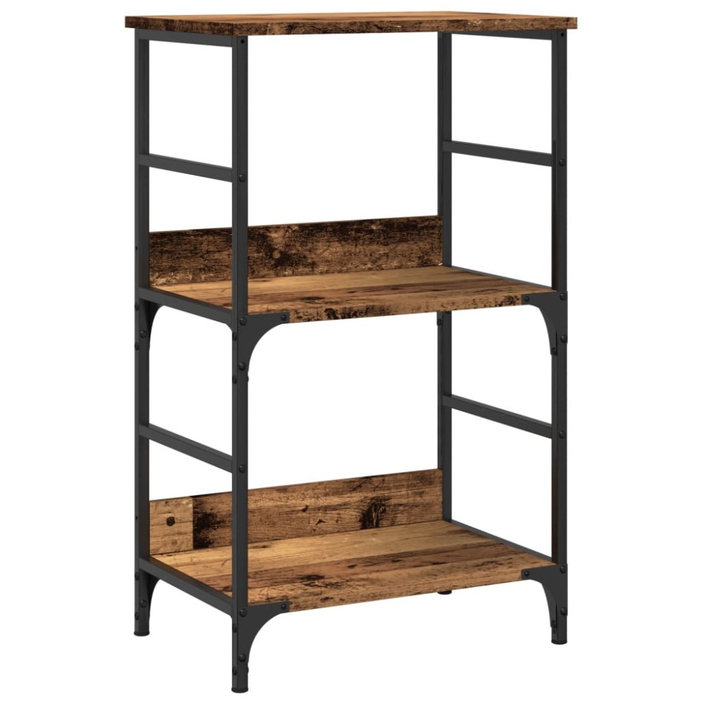 vidaXL Bibliotecă, lemn vechi, 50x33x82 cm, lemn prelucrat