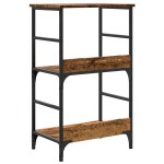 vidaXL Bibliotecă, lemn vechi, 50x33x82 cm, lemn prelucrat vidaXL Bibliotecă, lemn vechi, 50x33x82 cm, lemn prelucrat