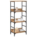 vidaXL Bibliotecă, stejar artizanal, 50x33x117,5 cm, lemn prelucrat vidaXL Bibliotecă, stejar artizanal, 50x33x117,5 cm, lemn prelucrat