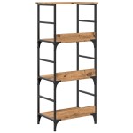 vidaXL Bibliotecă, stejar artizanal, 50x33x117,5 cm, lemn prelucrat vidaXL Bibliotecă, stejar artizanal, 50x33x117,5 cm, lemn prelucrat
