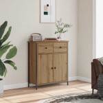 vidaXL Servantă, stejar artizanal, 70x30x80 cm, lemn prelucrat