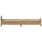 vidaXL Cadru de pat fără saltea Stejar Artisan 90x200cm Lemn prelucrat