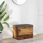 vidaXL Bancă de depozitare din lemn vechi 62x42x45 cm lemn prelucrat vidaXL Bancă de depozitare din lemn vechi 62x42x45 cm lemn prelucrat