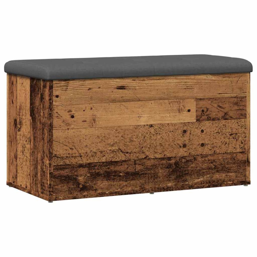 vidaXL Bancă de depozitare,lemn vechi, 82x42x45 cm, lemn prelucrat