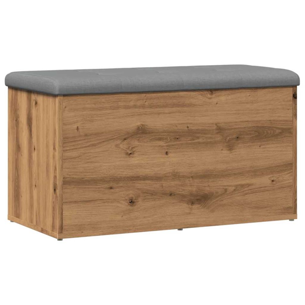 vidaXL Bancă de depozitare Stejar artizanal 82x42x45 cm lemn prelucrat