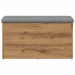 vidaXL Bancă de depozitare Stejar artizanal 82x42x45 cm lemn prelucrat