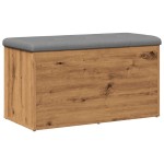 vidaXL Bancă de depozitare Stejar artizanal 82x42x45 cm lemn prelucrat