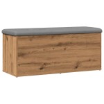 vidaXL Bancă de depozitare Stejar artizanal 102x42x45cm lemn prelucrat
