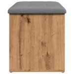 vidaXL Bancă de depozitare Stejar artizanal 102x42x45cm lemn prelucrat