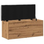 vidaXL Bancă de depozitare Stejar artizanal 102x42x45cm lemn prelucrat
