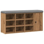 vidaXL Bancă de pantofi Stejar artizanal 102x32x50 cm lemn prelucrat vidaXL Bancă de pantofi Stejar artizanal 102x32x50 cm lemn prelucrat