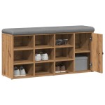 vidaXL Bancă de pantofi Stejar artizanal 102x32x50 cm lemn prelucrat vidaXL Bancă de pantofi Stejar artizanal 102x32x50 cm lemn prelucrat