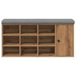 vidaXL Bancă de pantofi Stejar artizanal 102x32x50 cm lemn prelucrat vidaXL Bancă de pantofi Stejar artizanal 102x32x50 cm lemn prelucrat