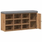 vidaXL Bancă de pantofi Stejar artizanal 102x32x50 cm lemn prelucrat vidaXL Bancă de pantofi Stejar artizanal 102x32x50 cm lemn prelucrat