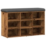 vidaXL Banchetă pantofar, lemn vechi, 82x32x50 cm, lemn prelucrat