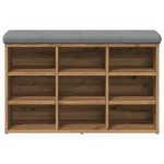 vidaXL Banchetă pantofar stejar artizanal 82x32x50 cm lemn prelucrat