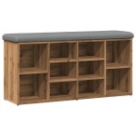 vidaXL Bancă de pantofi stejar artizanal 102x32x50 cm lemn prelucrat vidaXL Bancă de pantofi stejar artizanal 102x32x50 cm lemn prelucrat