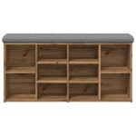 vidaXL Bancă de pantofi stejar artizanal 102x32x50 cm lemn prelucrat vidaXL Bancă de pantofi stejar artizanal 102x32x50 cm lemn prelucrat