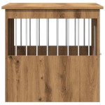 vidaXL Ladă pentru câini, Stejar artizanal, 45x62x59cm, lemn prelucrat vidaXL Ladă pentru câini, Stejar artizanal, 45x62x59cm, lemn prelucrat