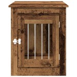 vidaXL Mobilier ladă pentru câini Lemn vechi 55x75x65cm Lemn prelucrat vidaXL Mobilier ladă pentru câini Lemn vechi 55x75x65cm Lemn prelucrat