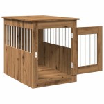 vidaXL Ladă pentru câini, Stejar artizanal, 55x75x65 cm, lemn compozit vidaXL Ladă pentru câini, Stejar artizanal, 55x75x65 cm, lemn compozit