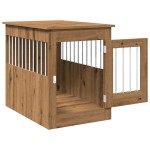 vidaXL Ladă pentru câini, Stejar artizanal, 55x80x68 cm, lemn compozit vidaXL Ladă pentru câini, Stejar artizanal, 55x80x68 cm, lemn compozit