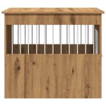 vidaXL Ladă pentru câini, Stejar artizanal, 55x80x68 cm, lemn compozit vidaXL Ladă pentru câini, Stejar artizanal, 55x80x68 cm, lemn compozit