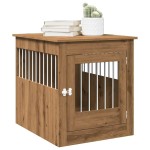vidaXL Ladă pentru câini, Stejar artizanal 64,5x80x71 cm lemn compozit vidaXL Ladă pentru câini, Stejar artizanal 64,5x80x71 cm lemn compozit