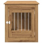 vidaXL Ladă pentru câini, Stejar artizanal 64,5x80x71 cm lemn compozit vidaXL Ladă pentru câini, Stejar artizanal 64,5x80x71 cm lemn compozit