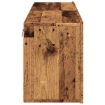 vidaXL Comodă TV de perete, 2 buc. lemn vechi, 60x30x41 cm