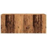 vidaXL Comodă TV de perete, lemn vechi, 100x30x41 cm vidaXL Comodă TV de perete, lemn vechi, 100x30x41 cm