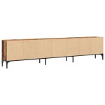 vidaXL Comodă TV cu sertar, lemn vechi, 200x25x44 cm, lemn prelucrat vidaXL Comodă TV cu sertar, lemn vechi, 200x25x44 cm, lemn prelucrat