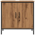 vidaXL Dulap de chiuvetă, stejar artizanal, 60x30x60 cm lemn prelucrat vidaXL Dulap de chiuvetă, stejar artizanal, 60x30x60 cm lemn prelucrat