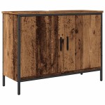 vidaXL Dulap de chiuvetă, lemn vechi, 80x30x60 cm, lemn prelucrat vidaXL Dulap de chiuvetă, lemn vechi, 80x30x60 cm, lemn prelucrat