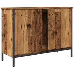 vidaXL Dulap de chiuvetă, lemn vechi, 80x30x60 cm, lemn prelucrat vidaXL Dulap de chiuvetă, lemn vechi, 80x30x60 cm, lemn prelucrat