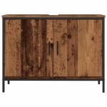 vidaXL Dulap pentru chiuvetă baie lemn vechi 60x33x60cm lemn prelucrat vidaXL Dulap pentru chiuvetă baie lemn vechi 60x33x60cm lemn prelucrat