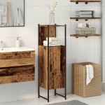 vidaXL Dulap pentru baie, lemn vechi, 33x33x120,5 cm, lemn prelucrat vidaXL Dulap pentru baie, lemn vechi, 33x33x120,5 cm, lemn prelucrat
