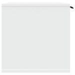 vidaXL Cutie litieră pisici alb 60x40x40 cm lemn prelucrat