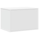 vidaXL Cutie litieră pisici alb 60x40x40 cm lemn prelucrat