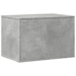 vidaXL Cutie litieră pisici gri beton 60x40x40 cm lemn prelucrat vidaXL Cutie litieră pisici gri beton 60x40x40 cm lemn prelucrat