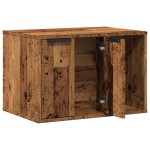 vidaXL Cutie litieră pisici lemn vechi 60x40x40 cm lemn prelucrat vidaXL Cutie litieră pisici lemn vechi 60x40x40 cm lemn prelucrat