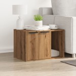 vidaXL Cutie litieră pisici stejar artizanal 60x40x40cm lemn prelucrat