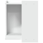 vidaXL Cutie pentru litieră pisici, alb, 42x42x51 cm, lemn prelucrat vidaXL Cutie pentru litieră pisici, alb, 42x42x51 cm, lemn prelucrat