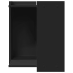 vidaXL Cutie litieră pisici negru 42x42x51 cm lemn prelucrat vidaXL Cutie litieră pisici negru 42x42x51 cm lemn prelucrat