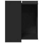 vidaXL Cutie litieră pisici negru 42x42x51 cm lemn prelucrat vidaXL Cutie litieră pisici negru 42x42x51 cm lemn prelucrat